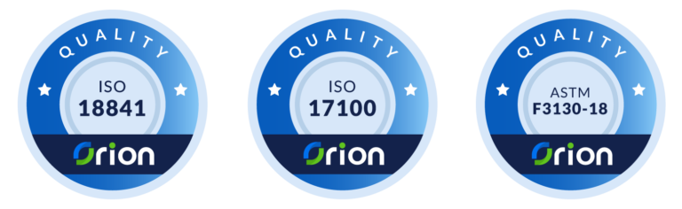 ISO Certification Badges for Barbier